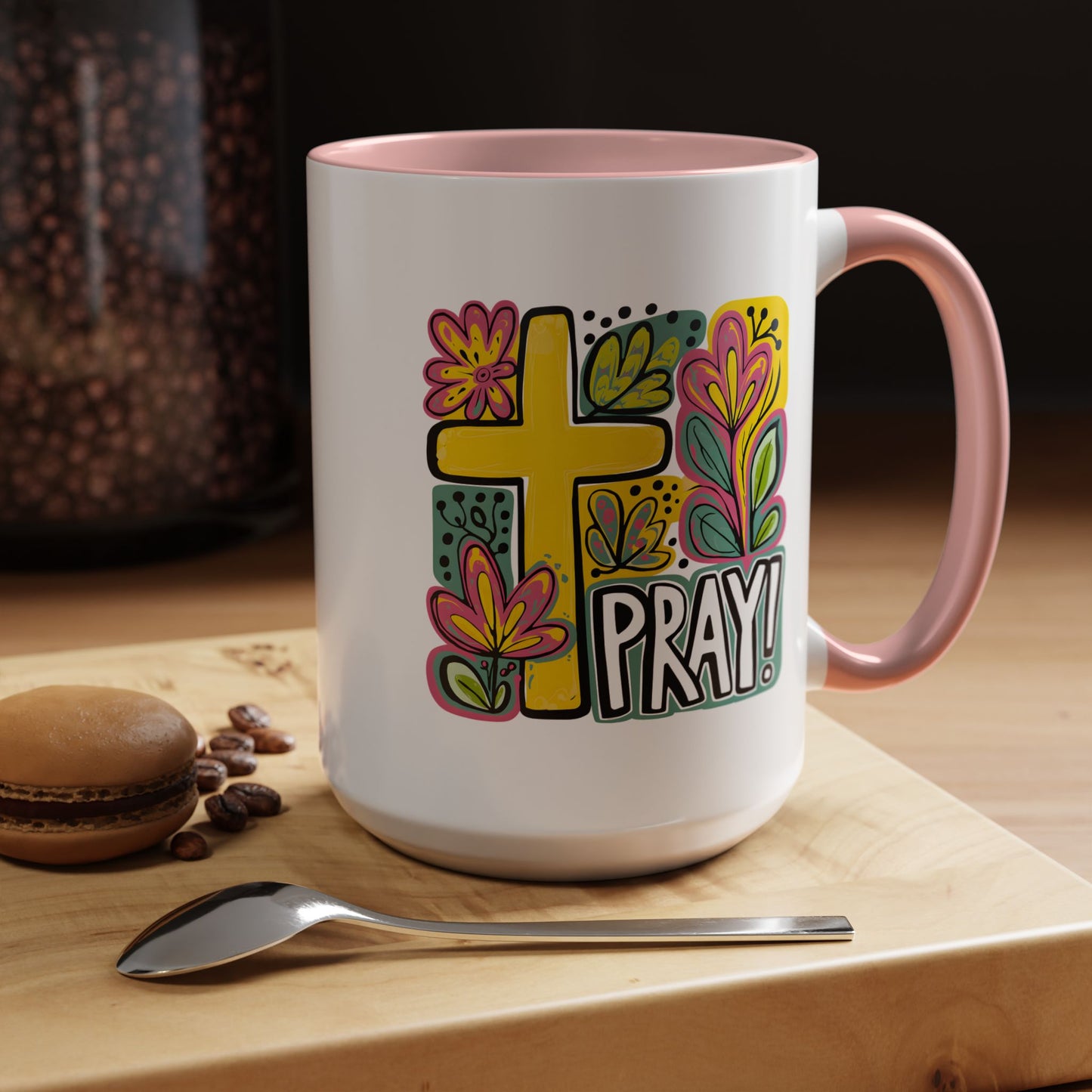 Religious Mug - Pray Cross