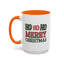 Christmas Mug - Ho Ho Ho Merry Christmas Green & Red Text