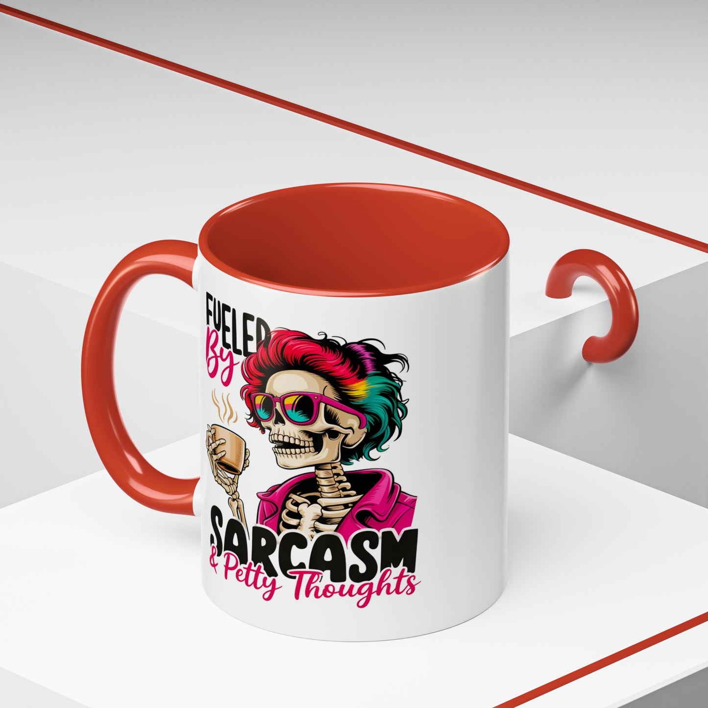 Humor Mug - Fueled by Sarcasm & Petty Thoughts