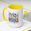 4th of July Mug - Floral America Patriotic