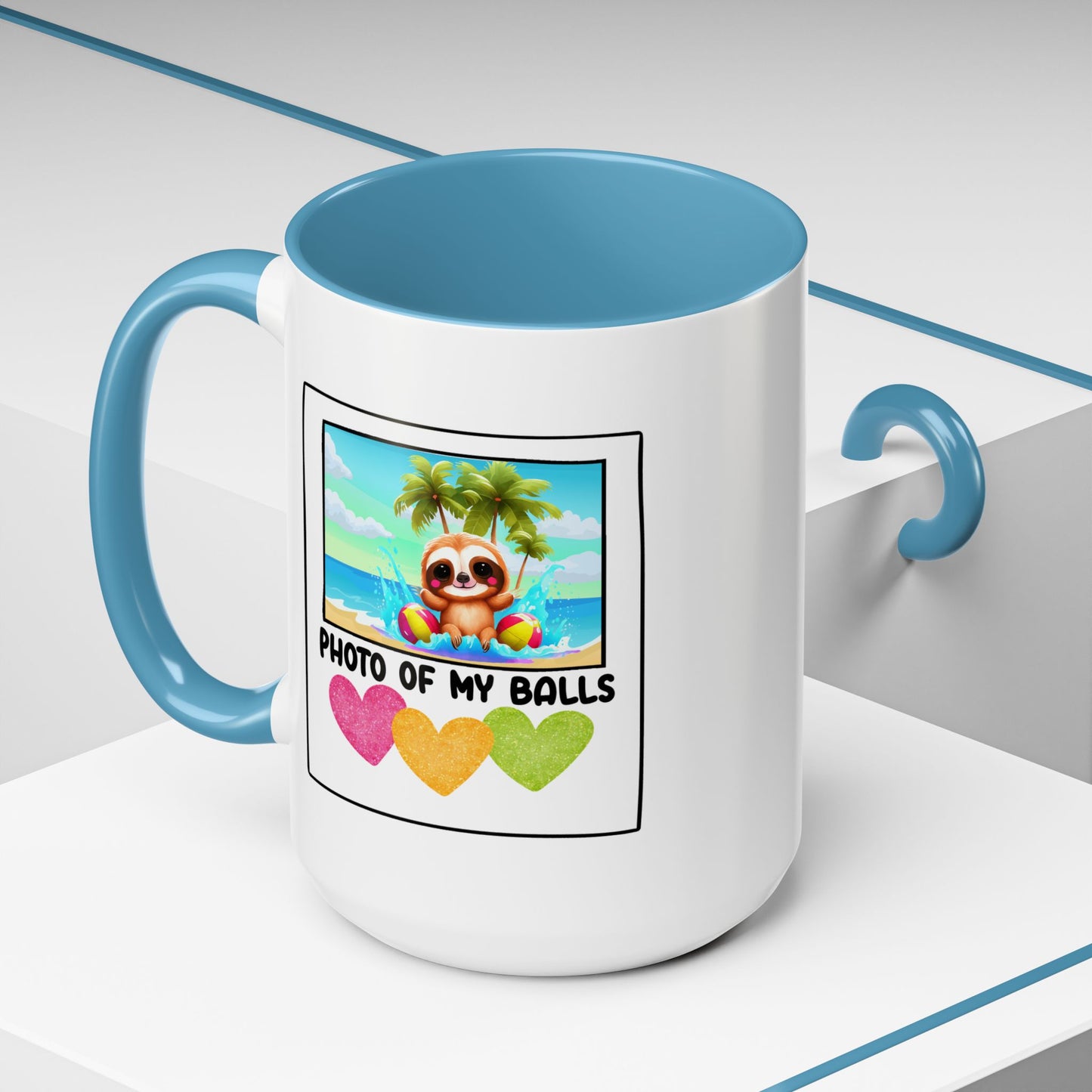 Adult Mug - Photo of My Balls