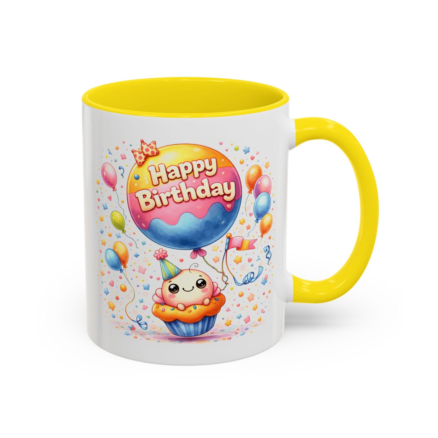 Birthday Mug - Cupcake Balloon