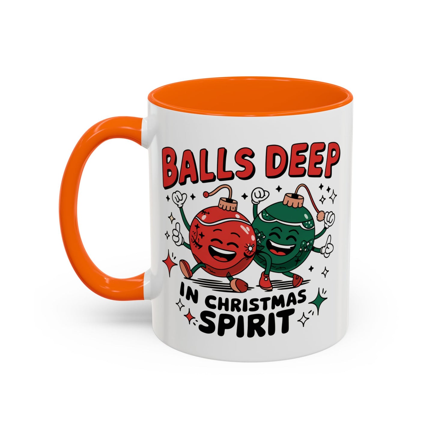Adult Mug - Balls Deep in Christmas Spirit