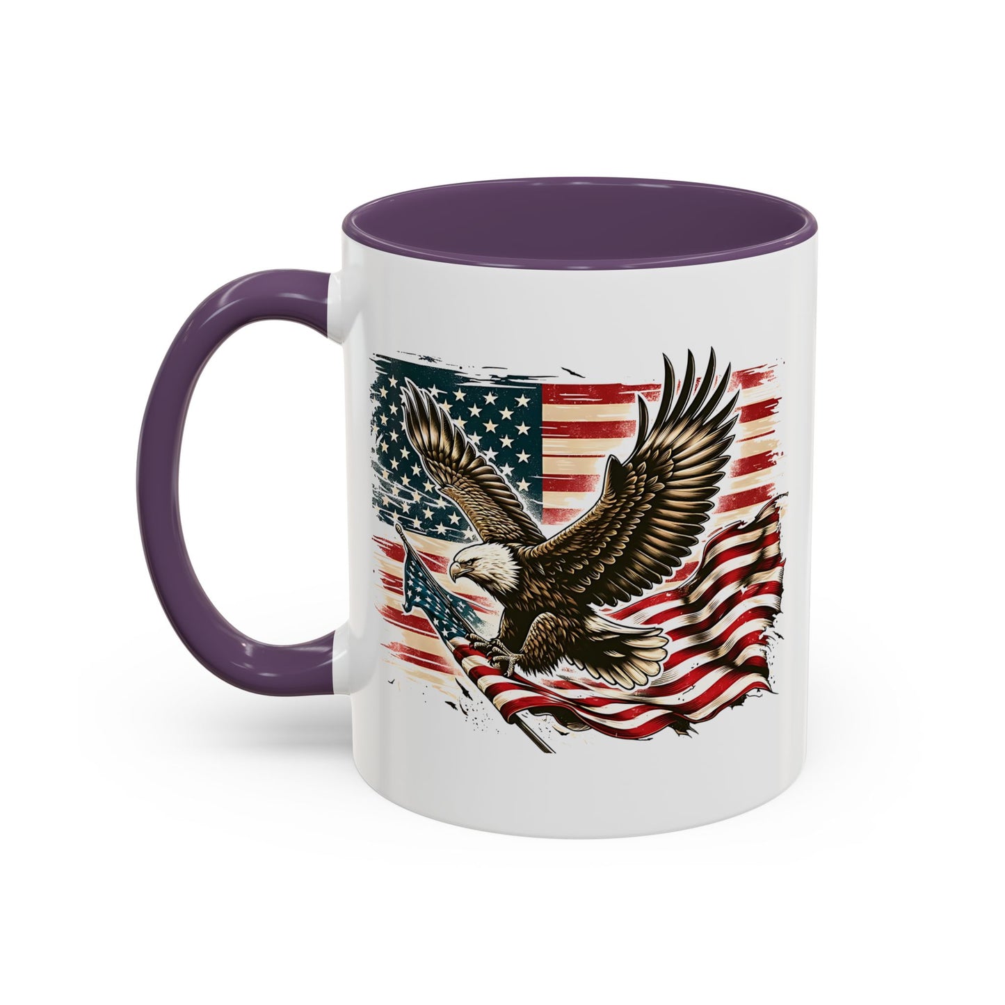 4th of July Mug - American Bald Eagle Flag 9