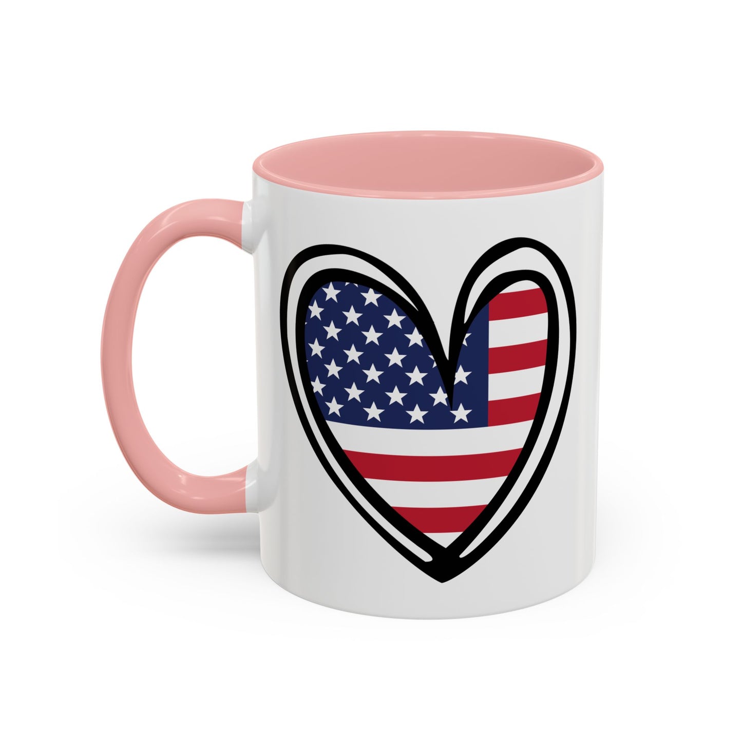4th of July - Heart Flag