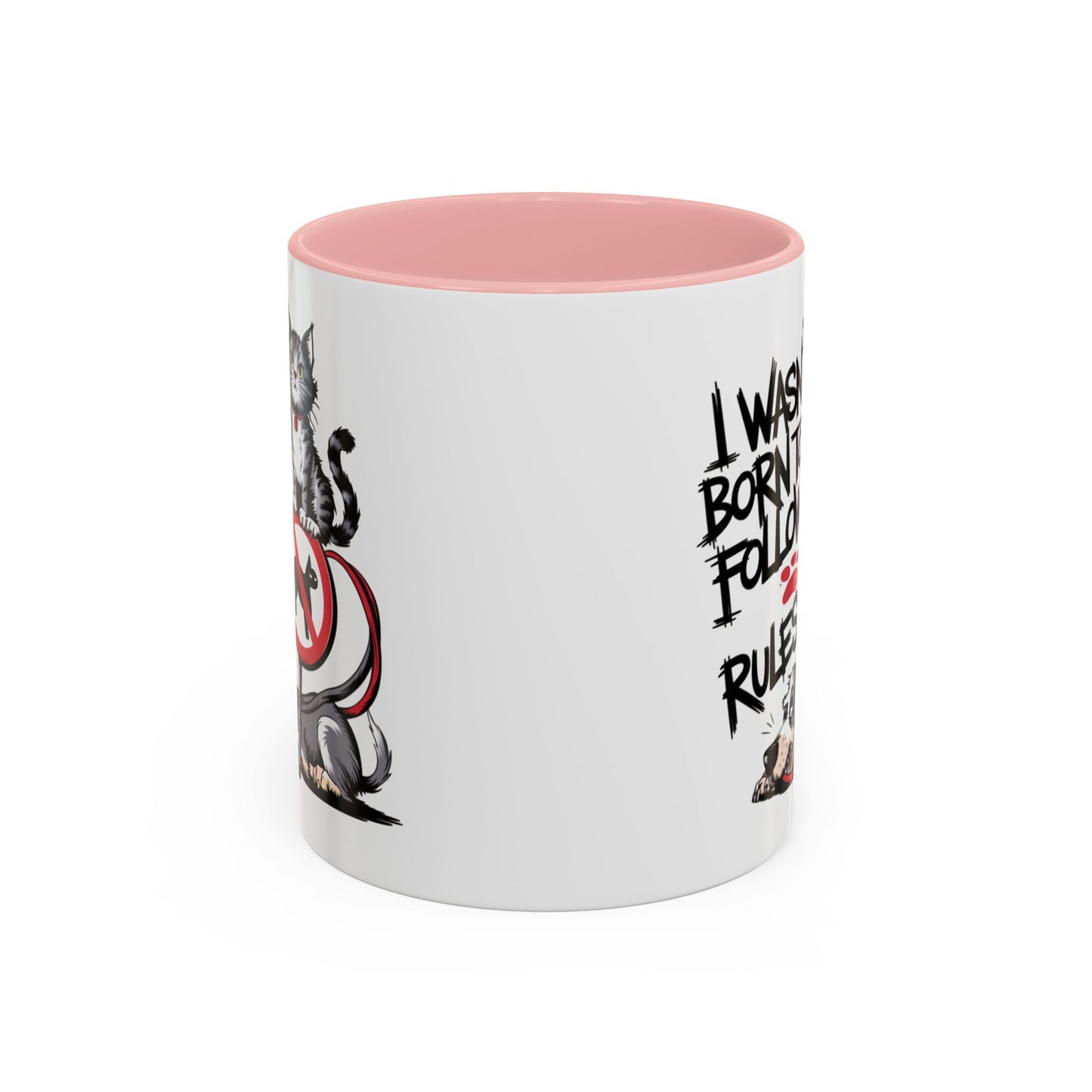 Animal Mug - I Wasn't Born To Follow Rules