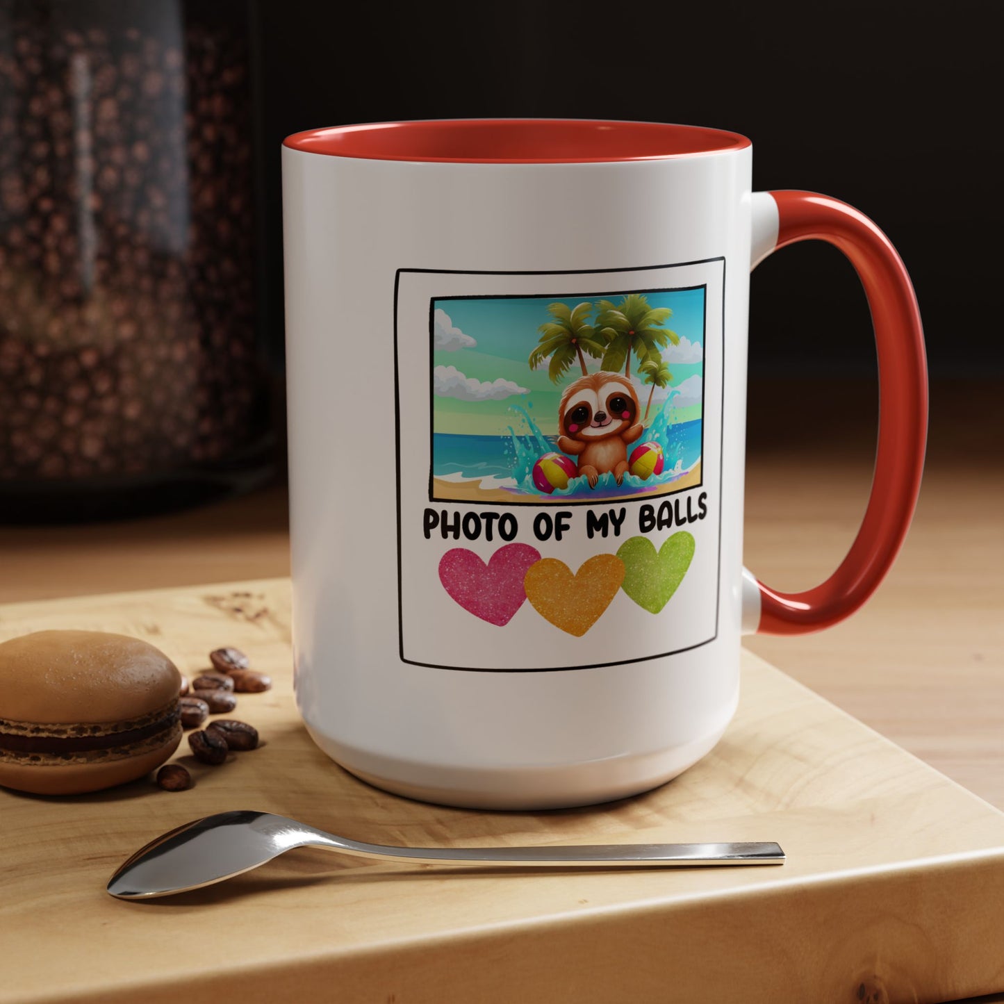 Adult Mug - Photo of My Balls