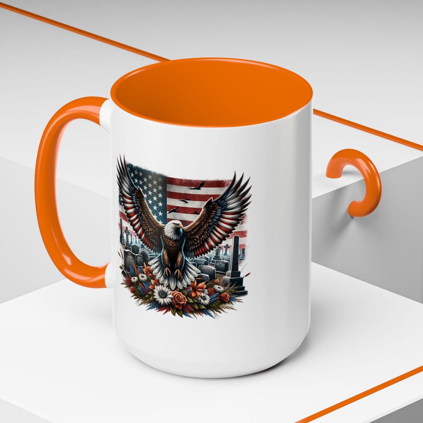 4th of July Mug - American Bald Eagle Memorial
