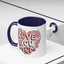 Mother's Day Mug - Love You Mom Retro Heart