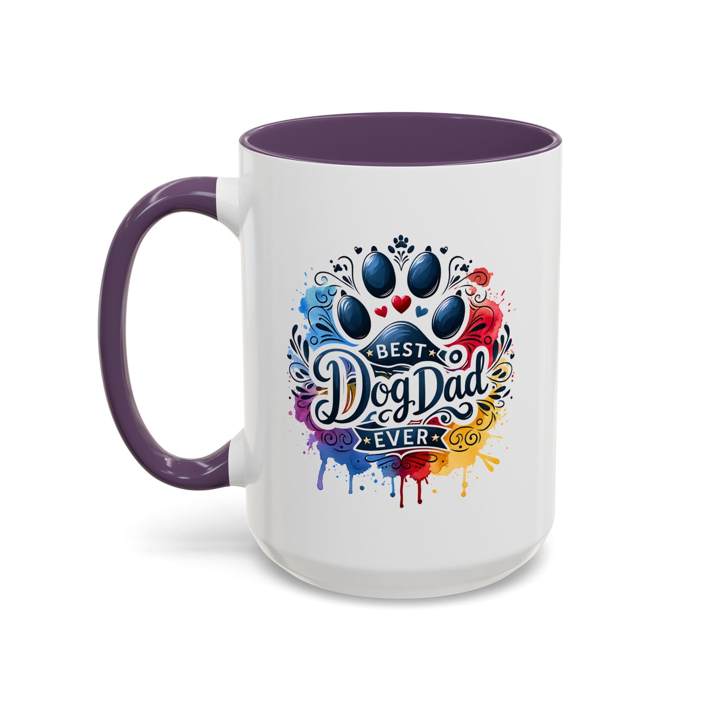 Animal Mug - Best Dog Dad Ever Paw