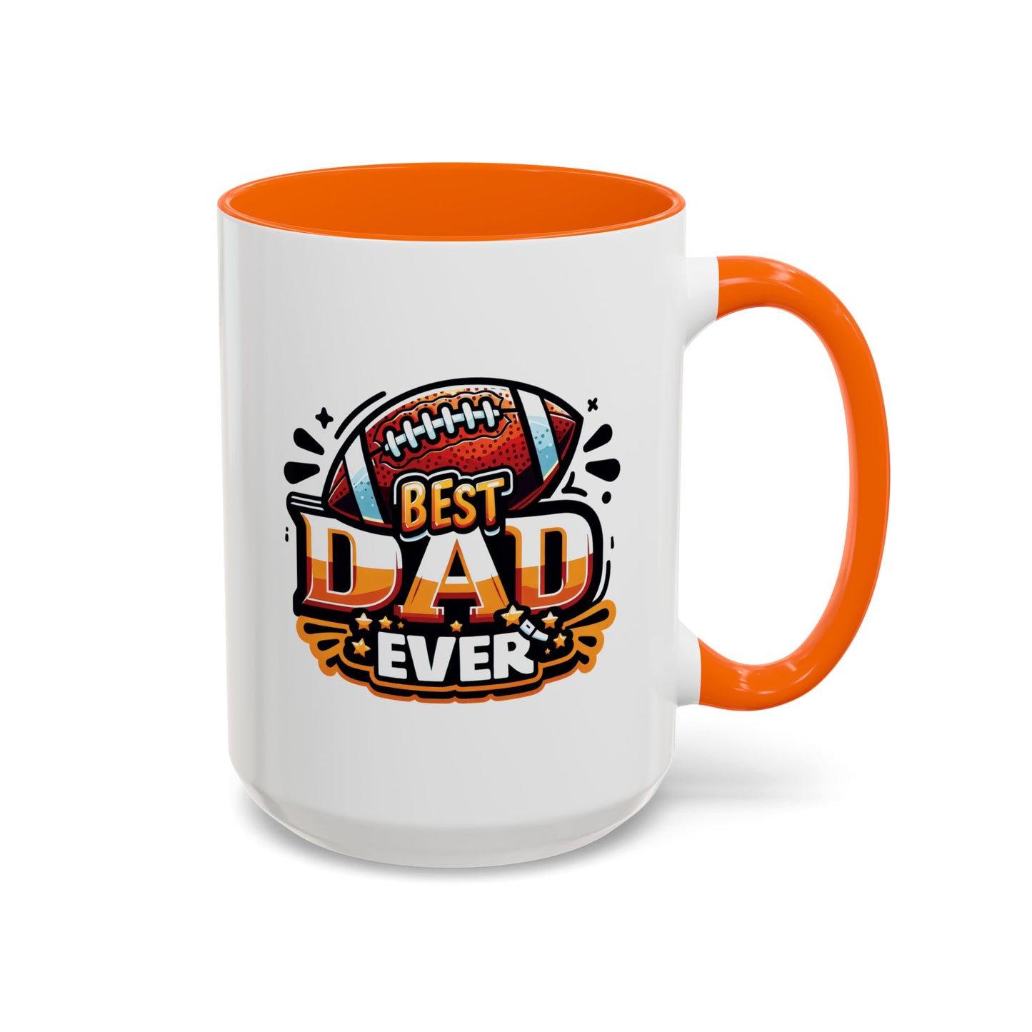 Father's Day Mug - Best Dad Ever Football