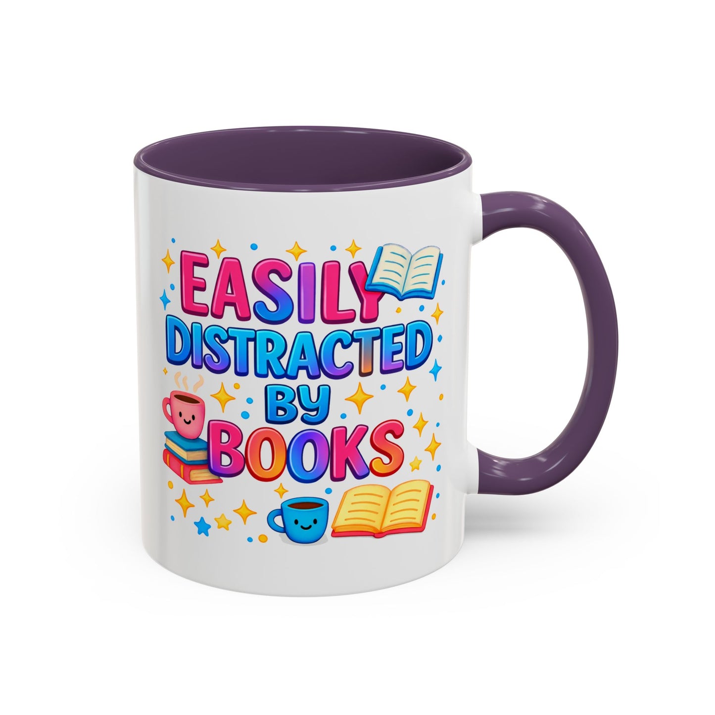 Humor Mug - Easily Distracted By Books