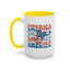4th of July Mug - America peace Sign