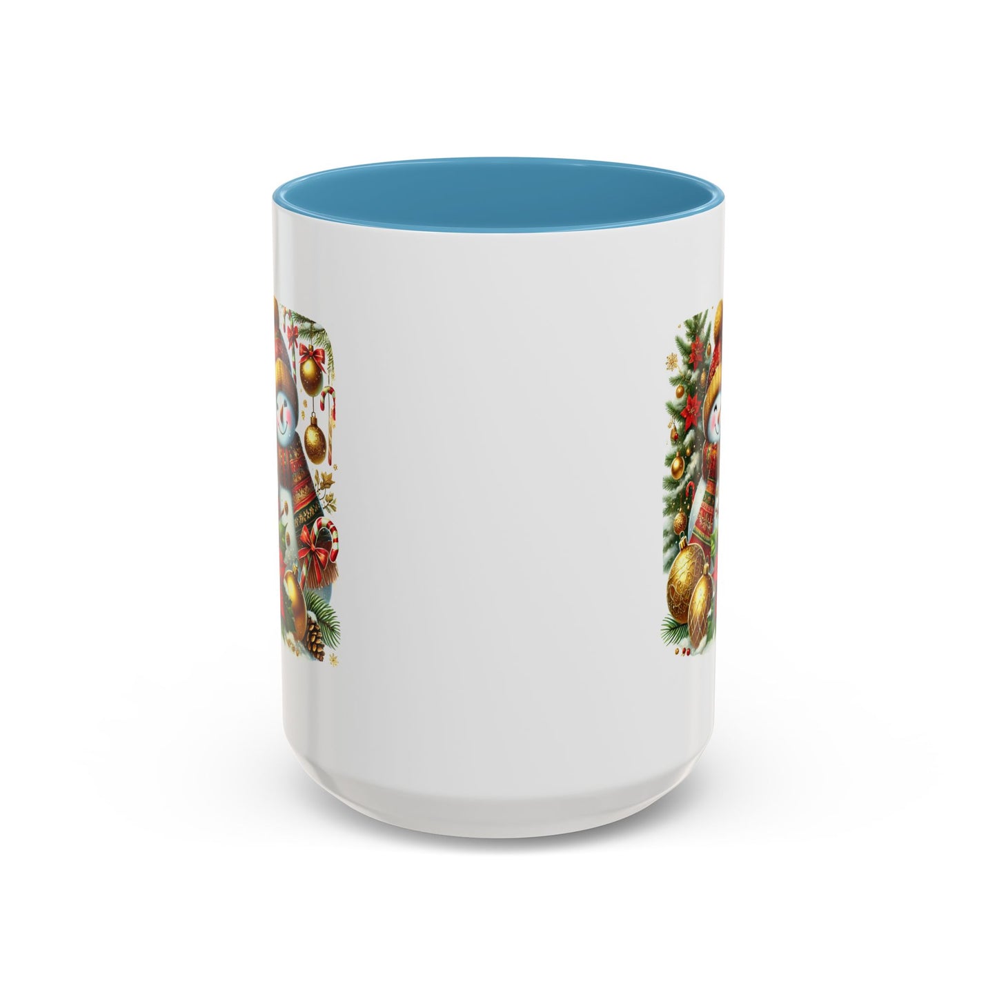 Christmas Mug - Gold Snowman Family 2