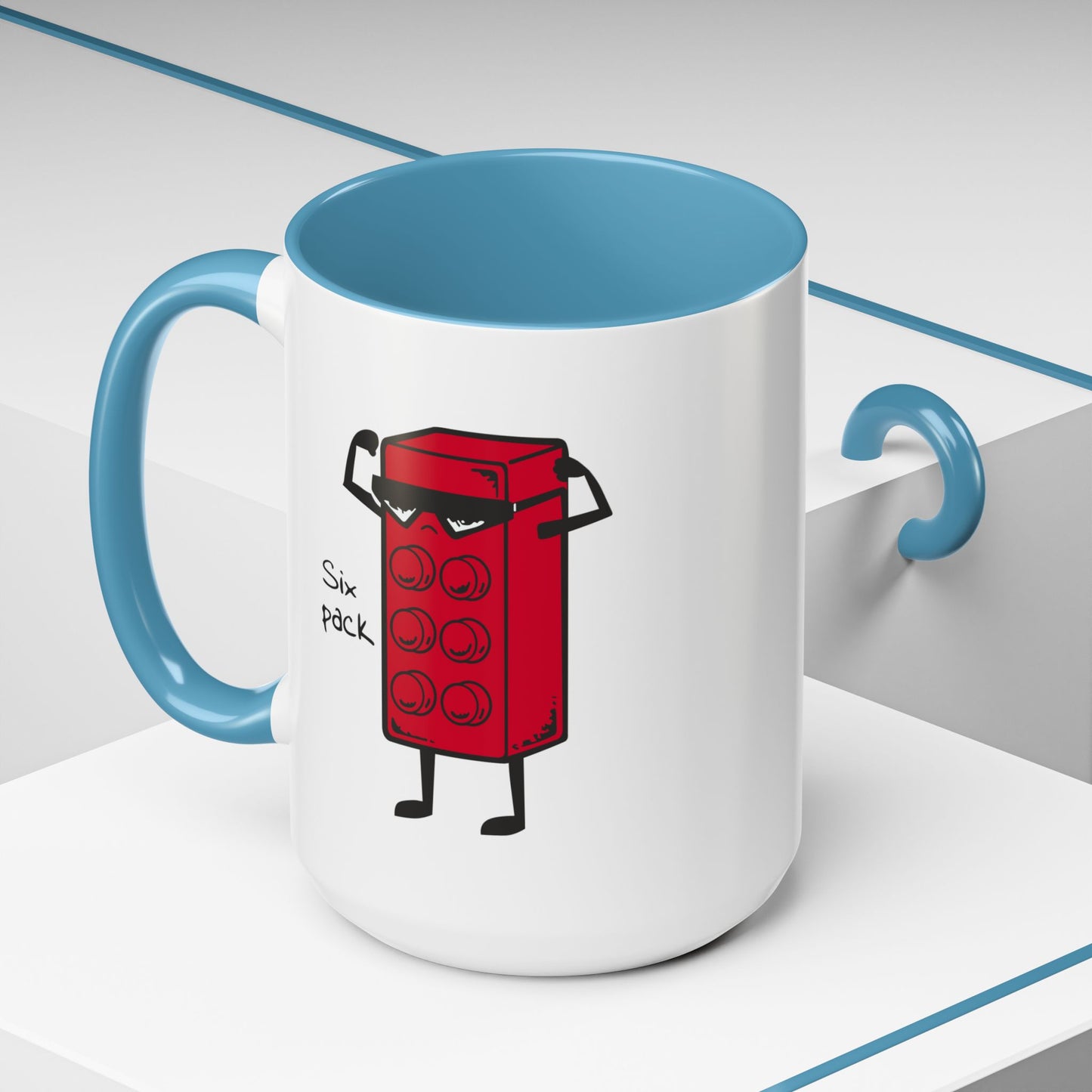 Humor Mug - Six Pack Lego Block
