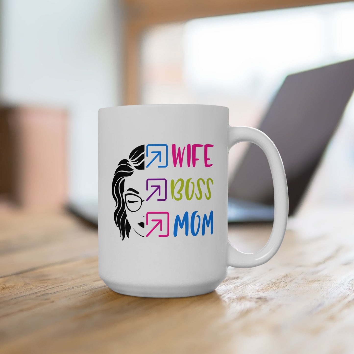 Humor Mug - Wife Boss Mom