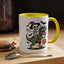 Halloween Mug - Skeleton Riding Dinosaur