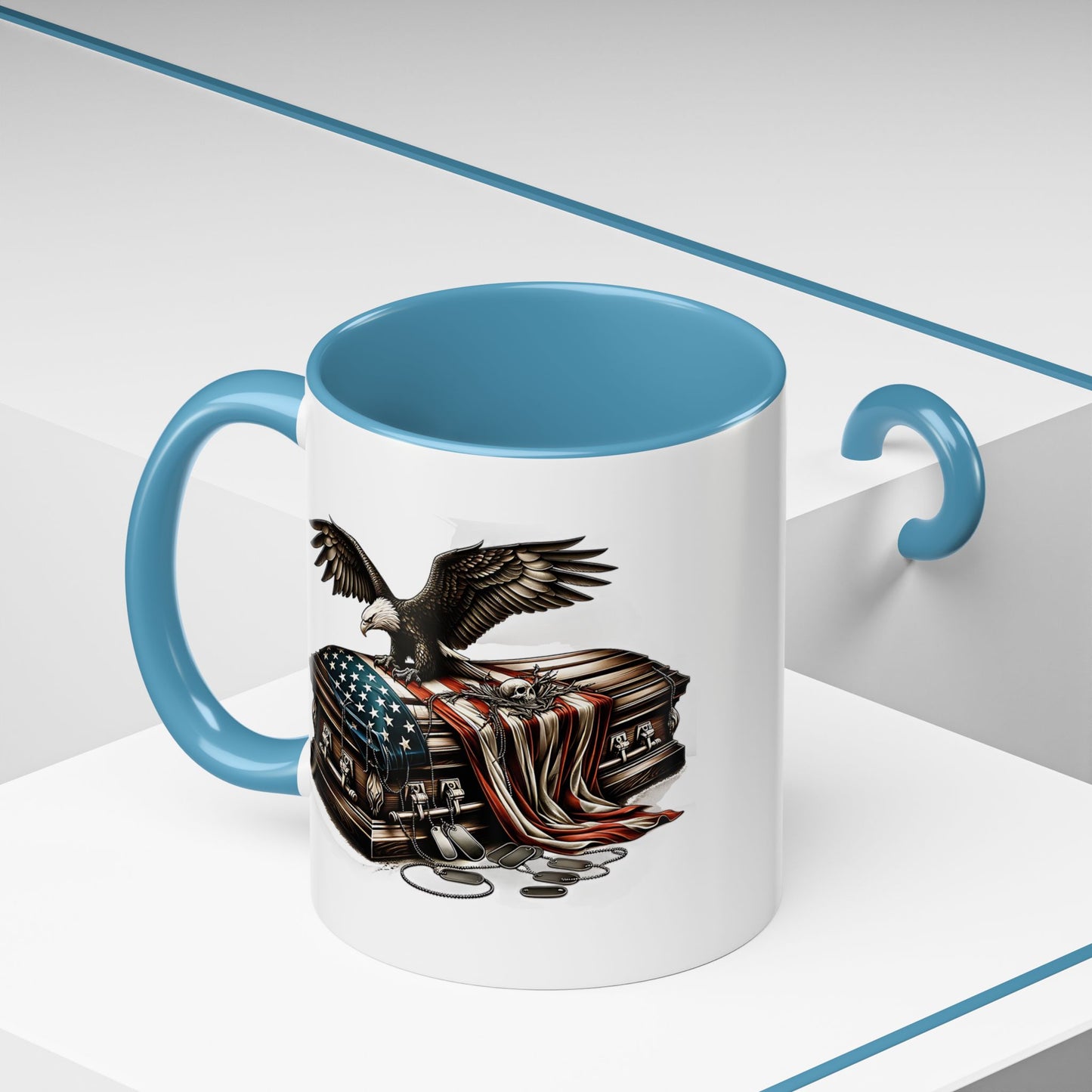 4th of July Mug - American Bald Eagle Fallen Soldier