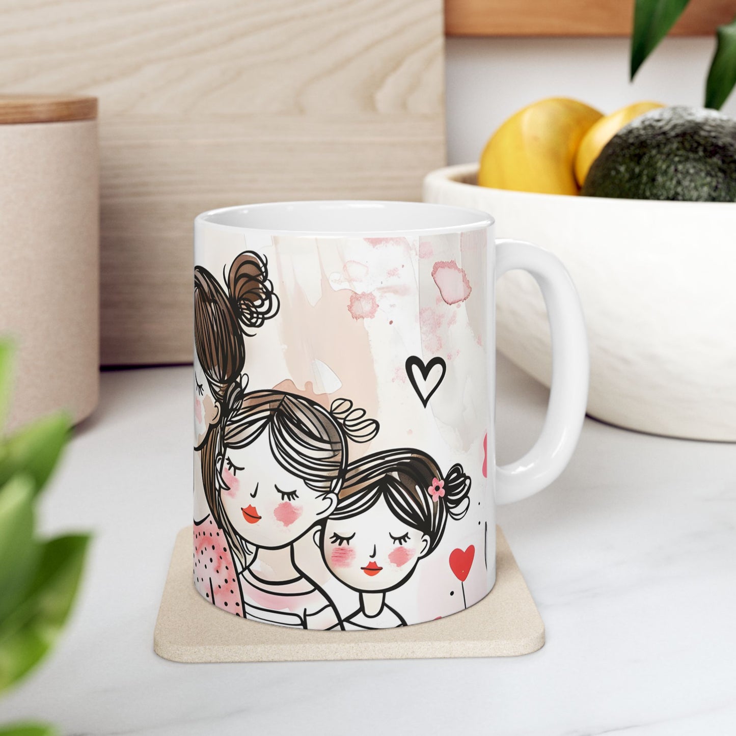 Mother's Day Mug - Mom & Daughters
