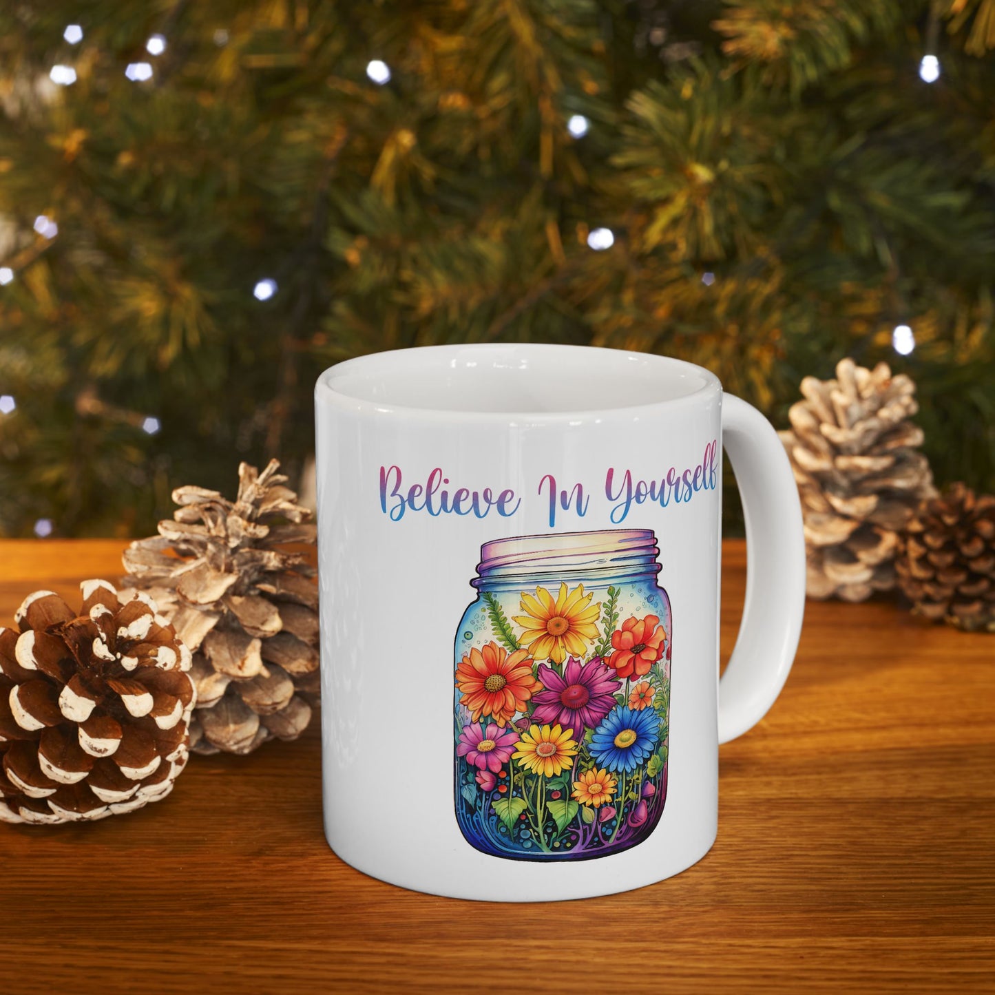 Motivation Mug - Believe In Yourself Jar
