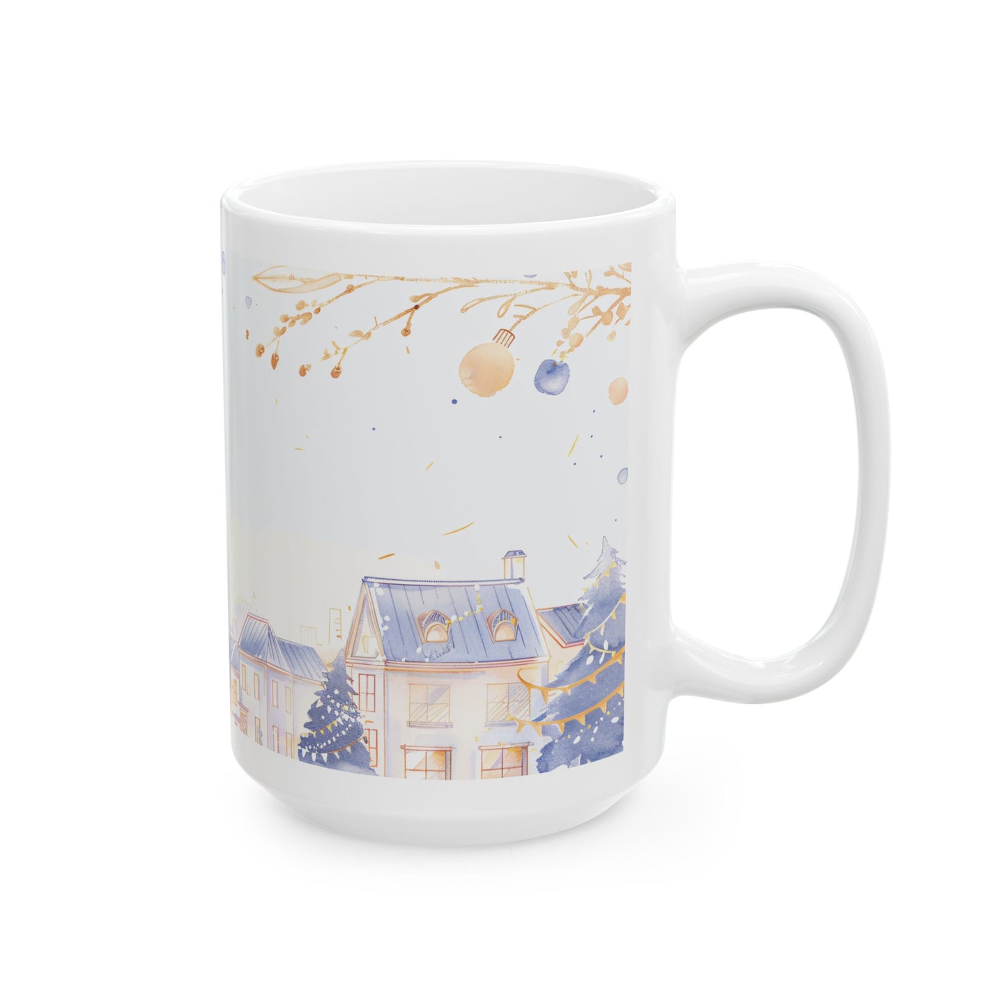Christmas Mug - Christmas Town Wrap 3