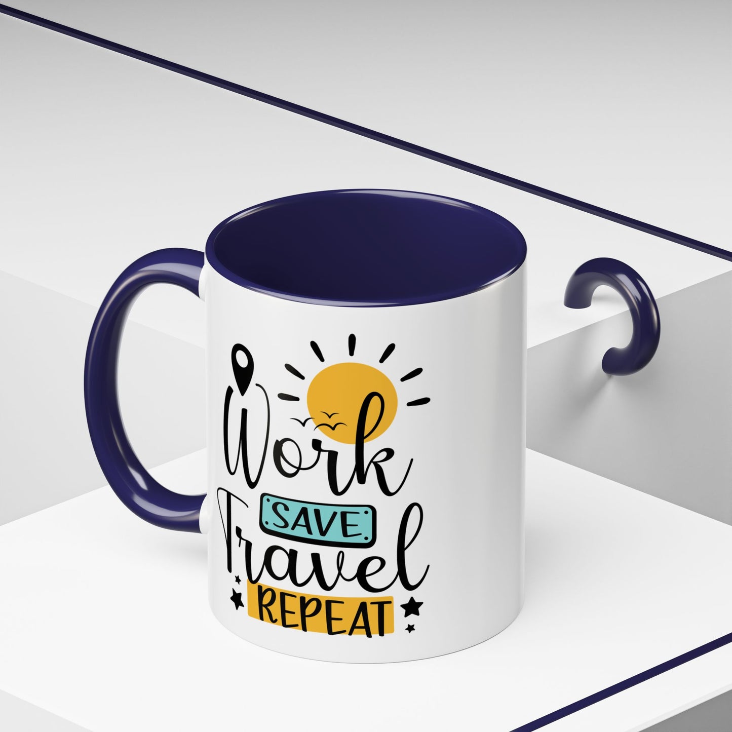 Adventure Mug - Work Save Travel Repeat