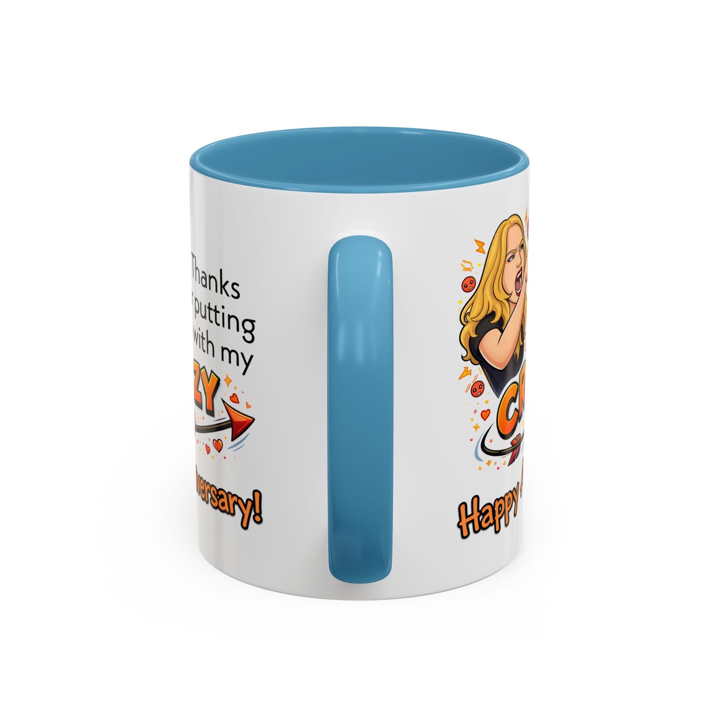 Anniversary Mug - Thanks For Putting Up