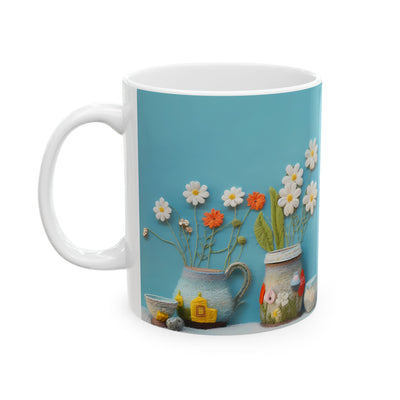 Artistic Mug - Felted Tea Pot