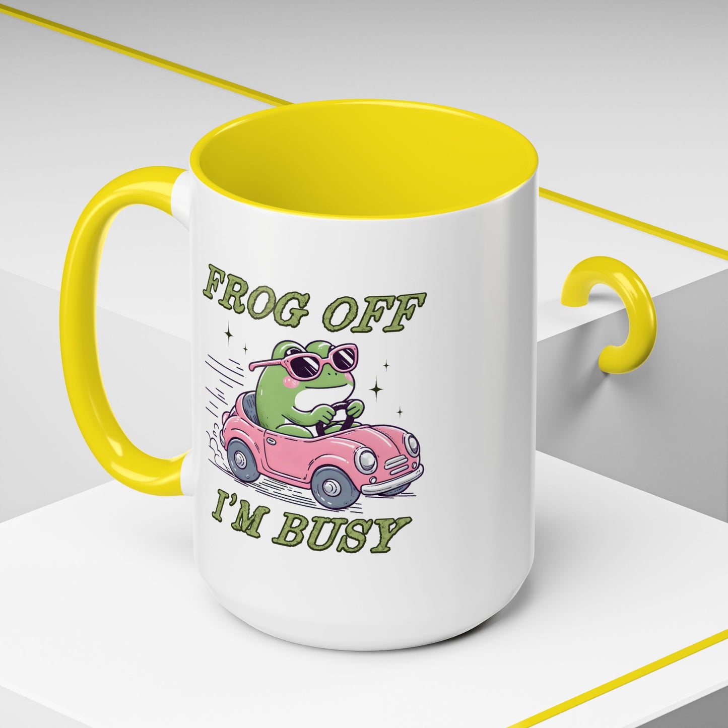 Humor Mug - Frog Off I'm Busy