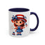 4th of July - American Girl Flag
