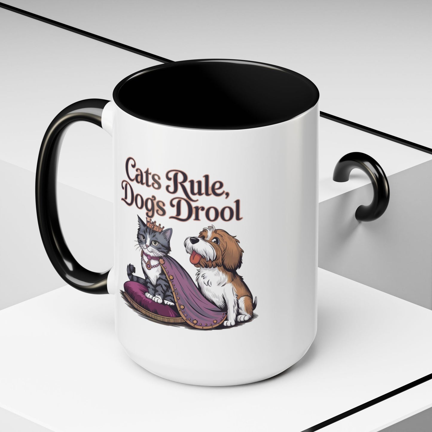Animal Mug - Cats Rule Dogs Drool