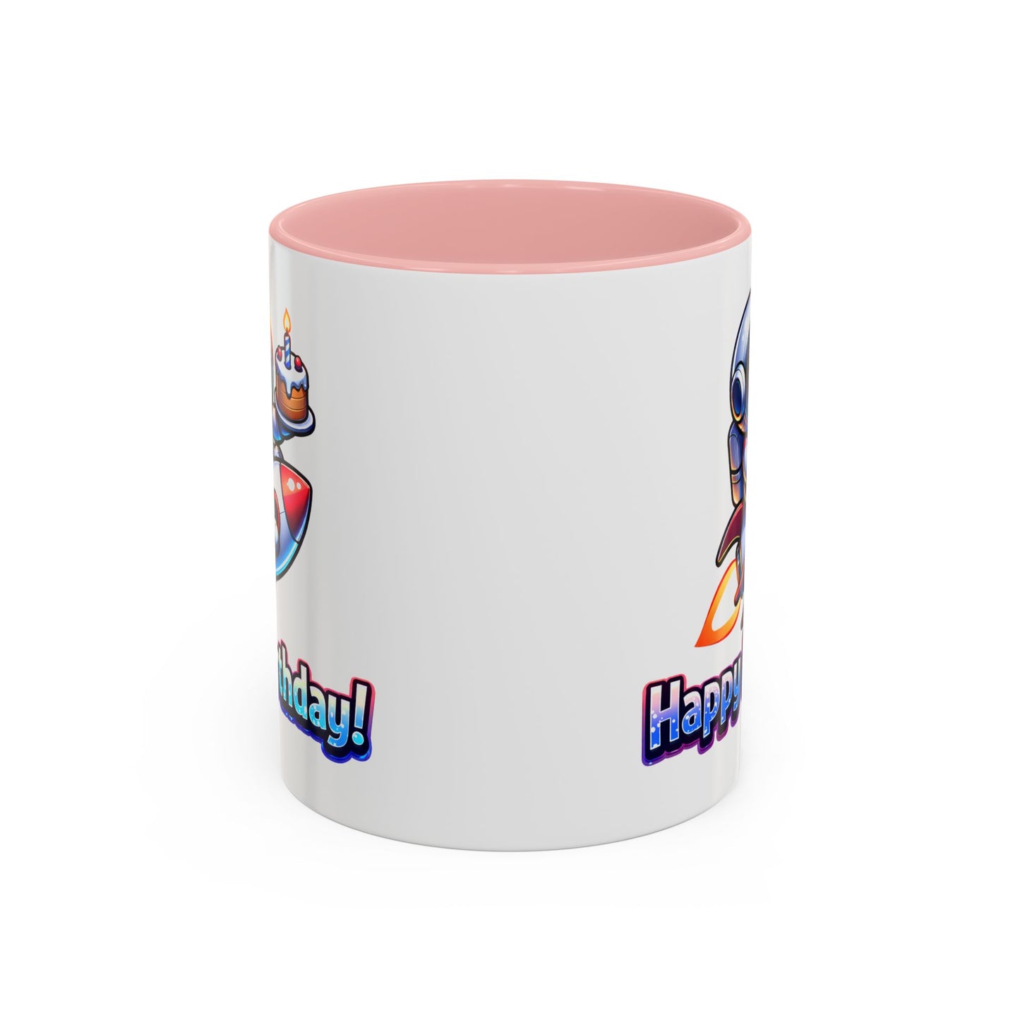 Birthday Mug - Astronaut Rocket