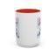 Christmas Mug - Merry Christmas Red Text Puppy Green Top 2