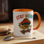 Humor Mug - Stay Weird Mushroom Skateboard