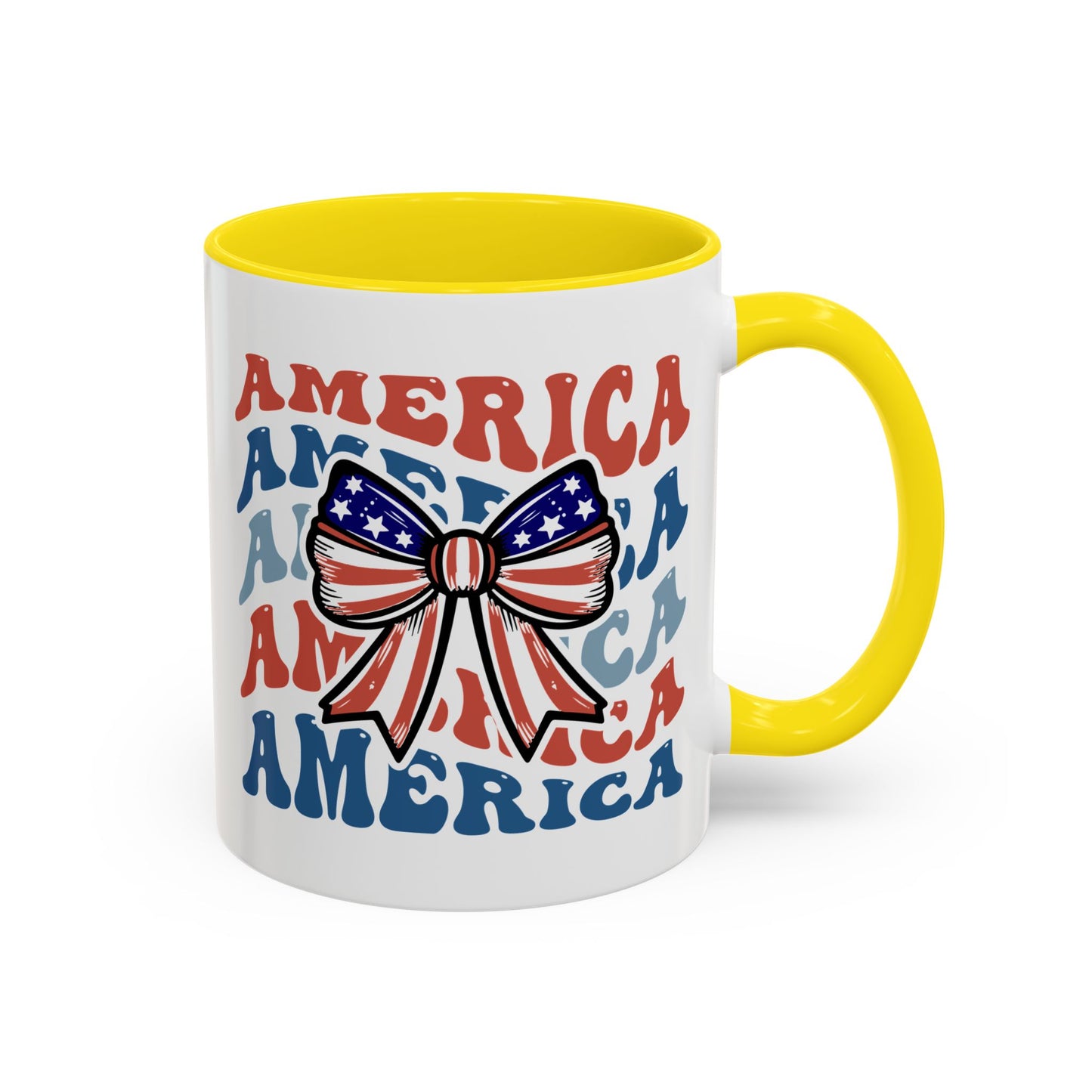 4th of July Mug - America Bow