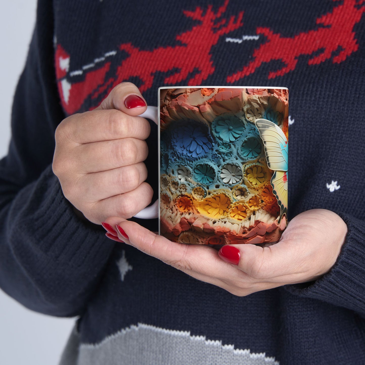 Artistic Mug - Colorful Butterfly 1