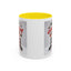 Christmas Mug - Merry Christmas Red Text Puppy Red Top