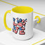4th of July Mug - Animal Love USA Flag