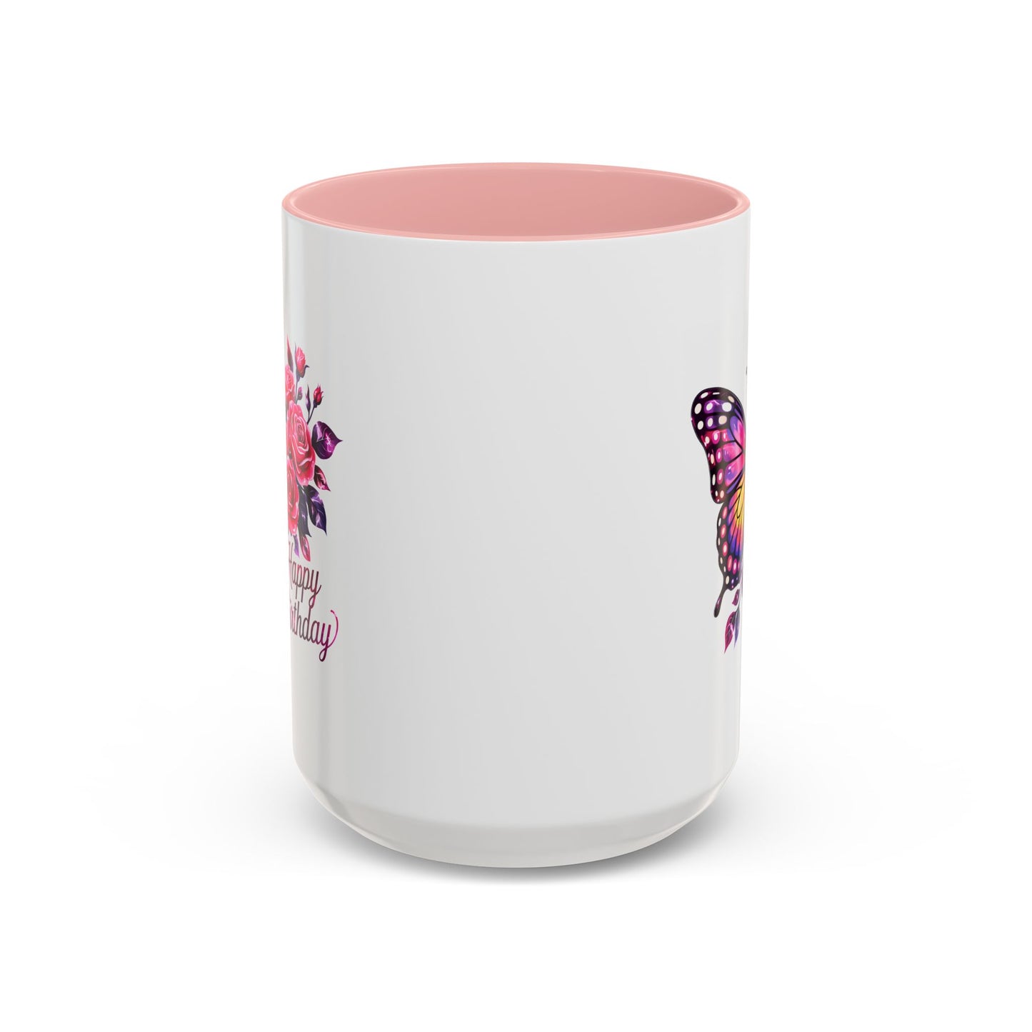 Birthday Mug - Butterfly Flowers