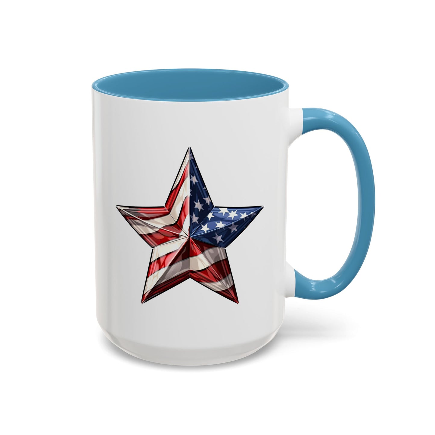 4th of July Mug - American Flag Star 3