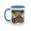 Christmas Mug - Reindeer Barn Sleigh Reindeer