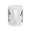 Motivation Mug - Think Positive Thoughts Retro Flower