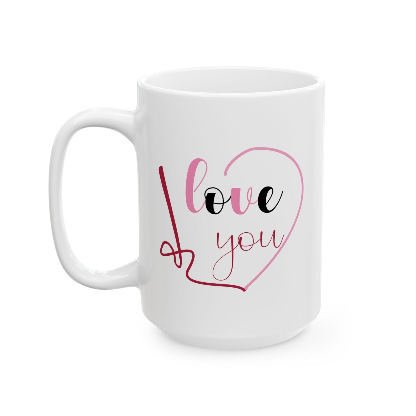 Anniversary Mug - I Love You Graphic