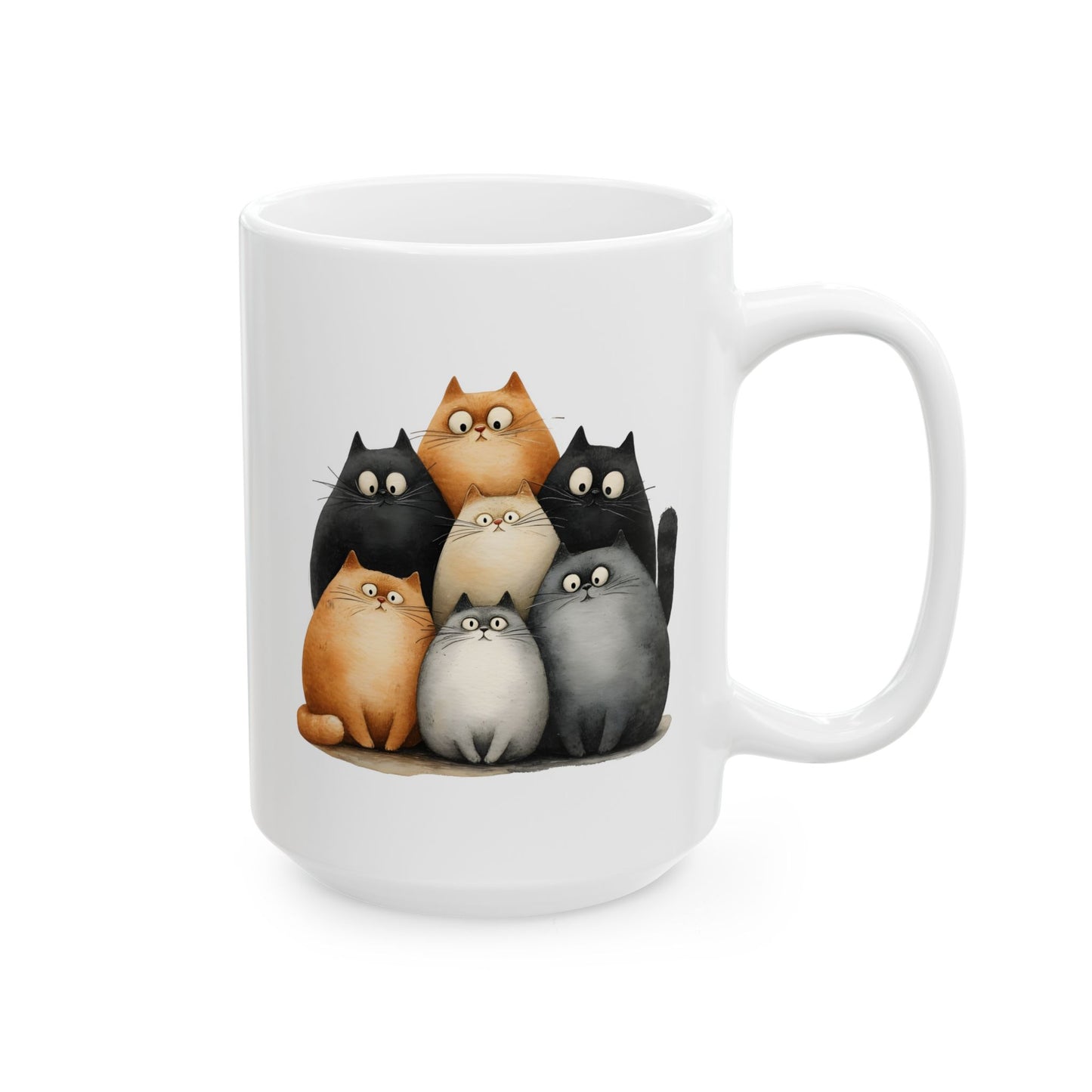 Animal Mug - Watercolor Cats