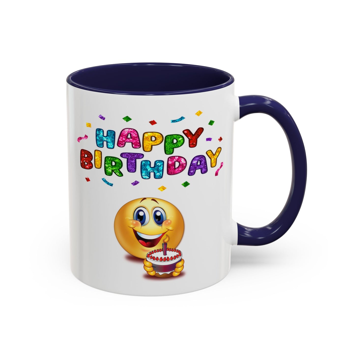Birthday Mug - Happy Birthday Emoji