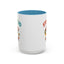 Humor Mug - Stay Weird Mushroom Skateboard