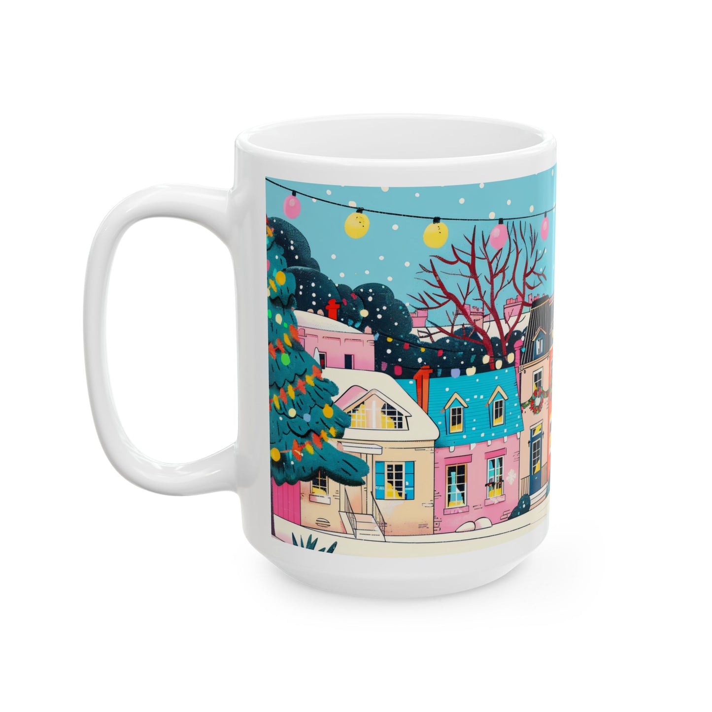 Christmas Mug - Christmas Town Wrap 1