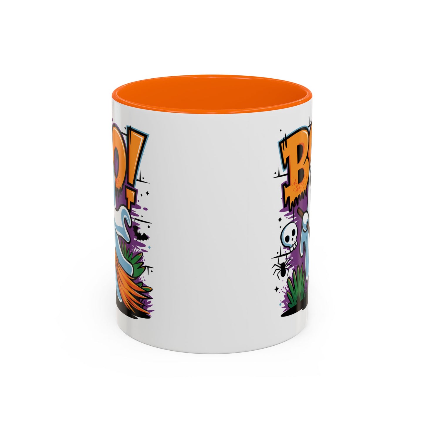Halloween Mug - Boo! Flying Ghost With Broom