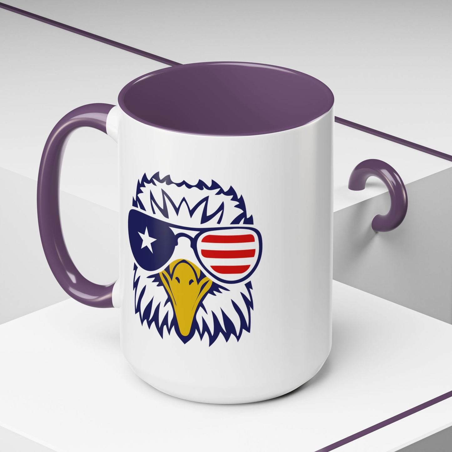 4th of July Mug - Cool American Eagle