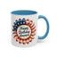 4th of July Mug - Happy Birthday America Sunflower
